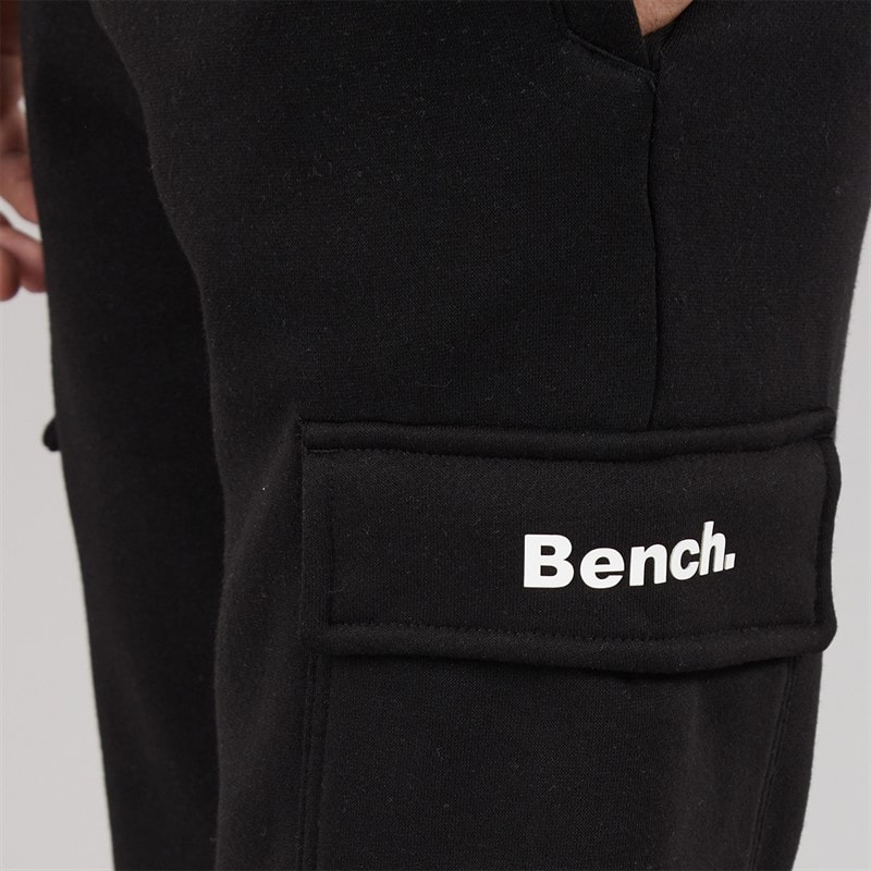 Bench Mens Fargo Cargo Joggers Black - Image 3