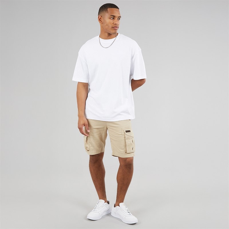 Bench Mens Noahs Cargo Shorts Stone - Image 4