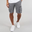 Bench Mens Noahs Cargo Shorts Steel Grey