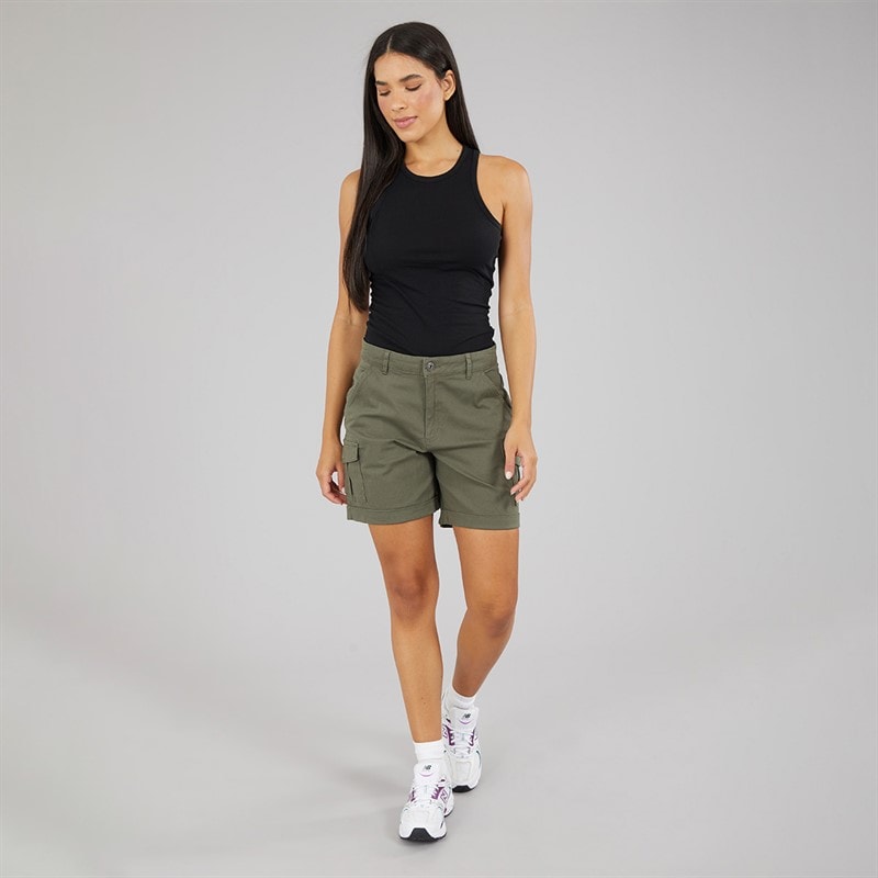 Bench Womens Ashline Cargo Shorts Khaki - Image 4