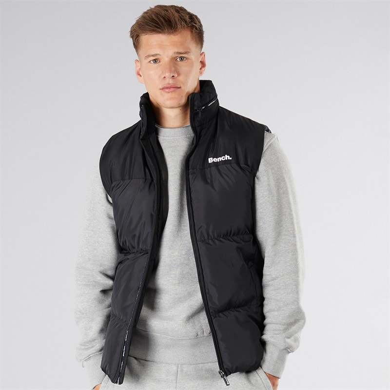 Bench Mens Marshy Gilet Black - Image 1