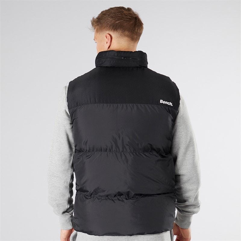Bench Mens Marshy Gilet Black - Image 2