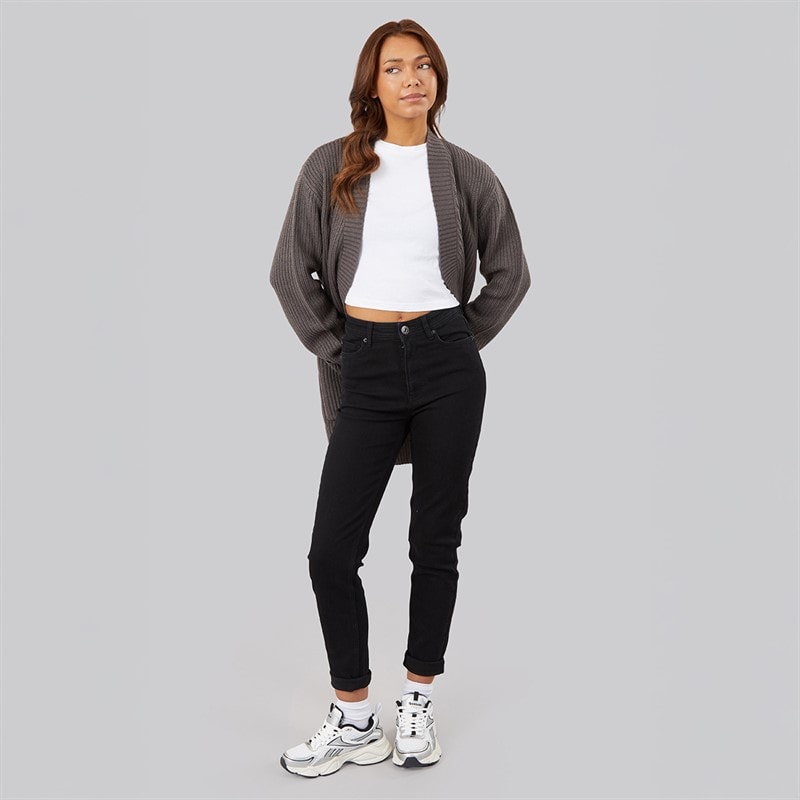 Bench Womens Asteria Cardigan Charcoal - Image 4