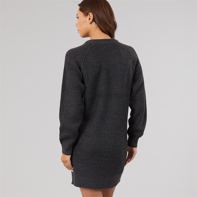 Bench Womens Karlie Knit Dress Black Marl - Image 2