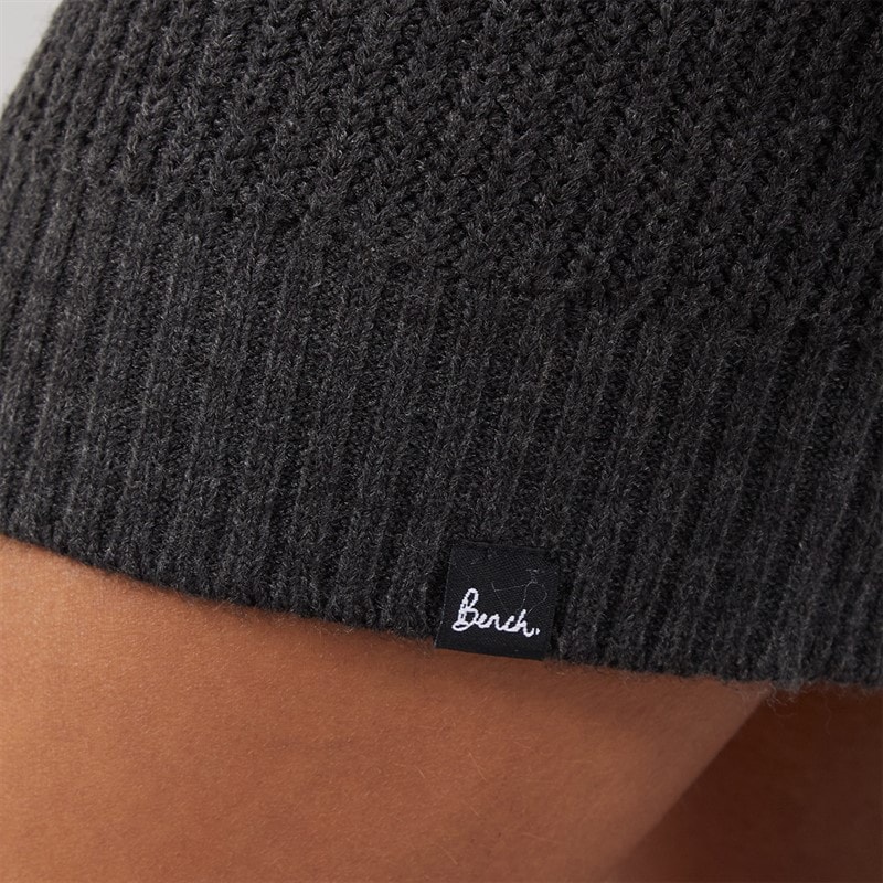 Bench Womens Karlie Knit Dress Black Marl - Image 3