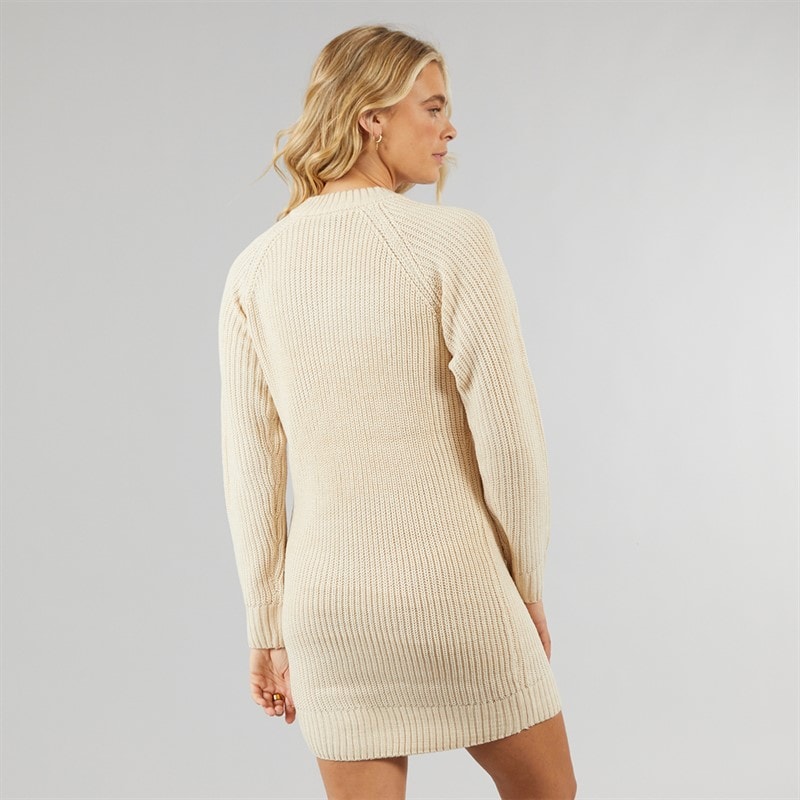 Bench Womens Karlie Knit Dress Oatmeal Marl - Image 2