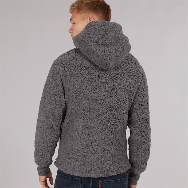 Bench Mens Jerry Hoodie Charcoal - Image 2