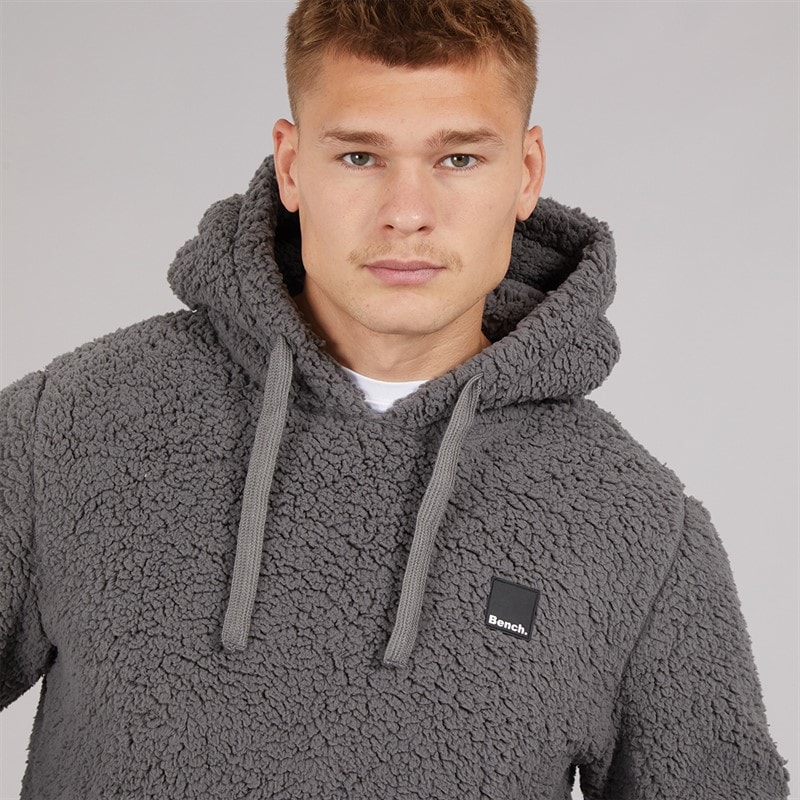 Bench Mens Jerry Hoodie Charcoal - Image 3