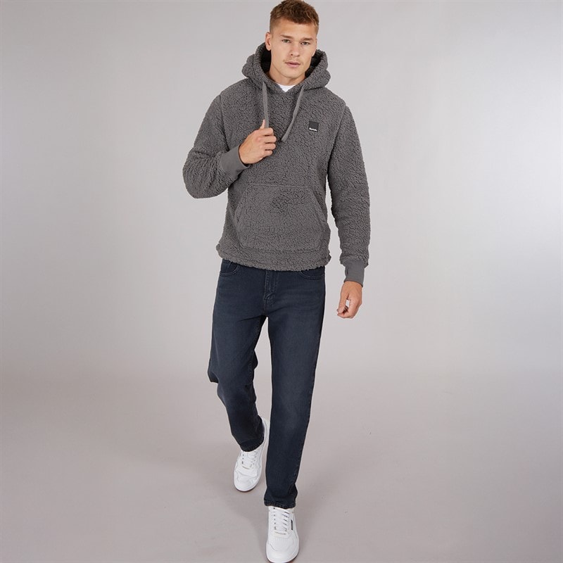 Bench Mens Jerry Hoodie Charcoal - Image 4