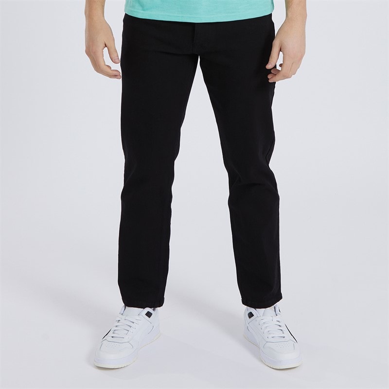 Bench Mens Stuart Straight Fit Jeans Black - Image 1