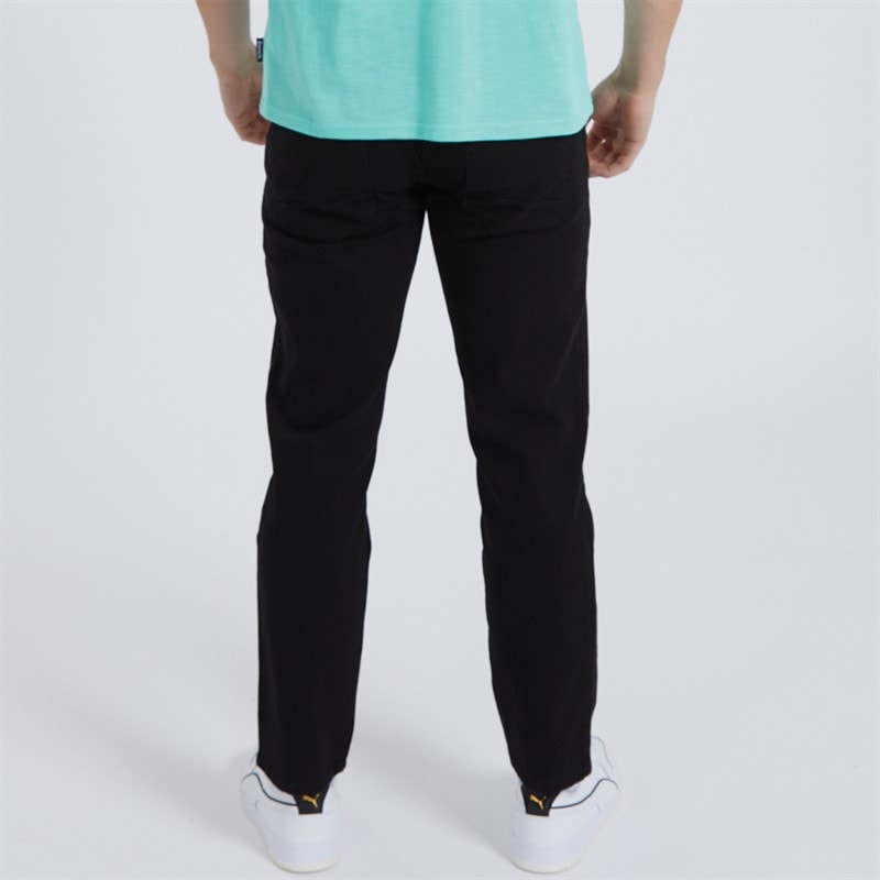 Bench Mens Stuart Straight Fit Jeans Black - Image 2