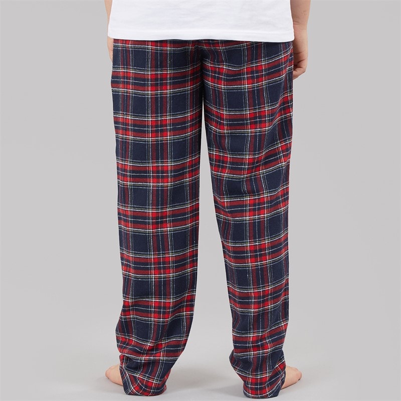 Bench Boys Folau Flannel Check Lounge Pants Navy/Red/White/Yellow Check Flannel - Image 2