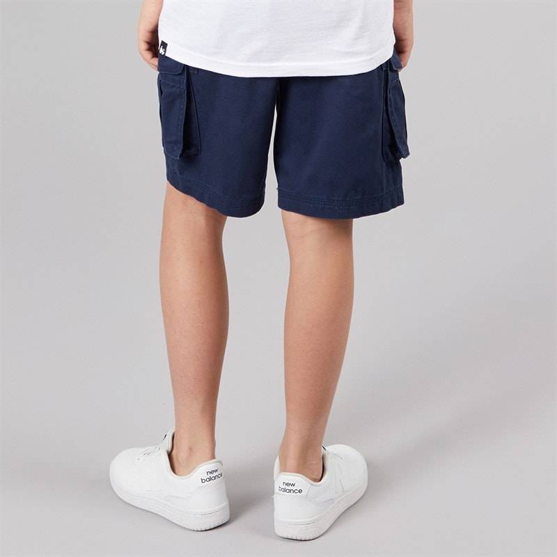 Bench Boys Noahs Twill Cargo Shorts Navy - Image 2
