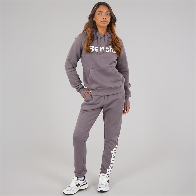 Bench Womens Gianina Tracksuit Charcoal - Image 3