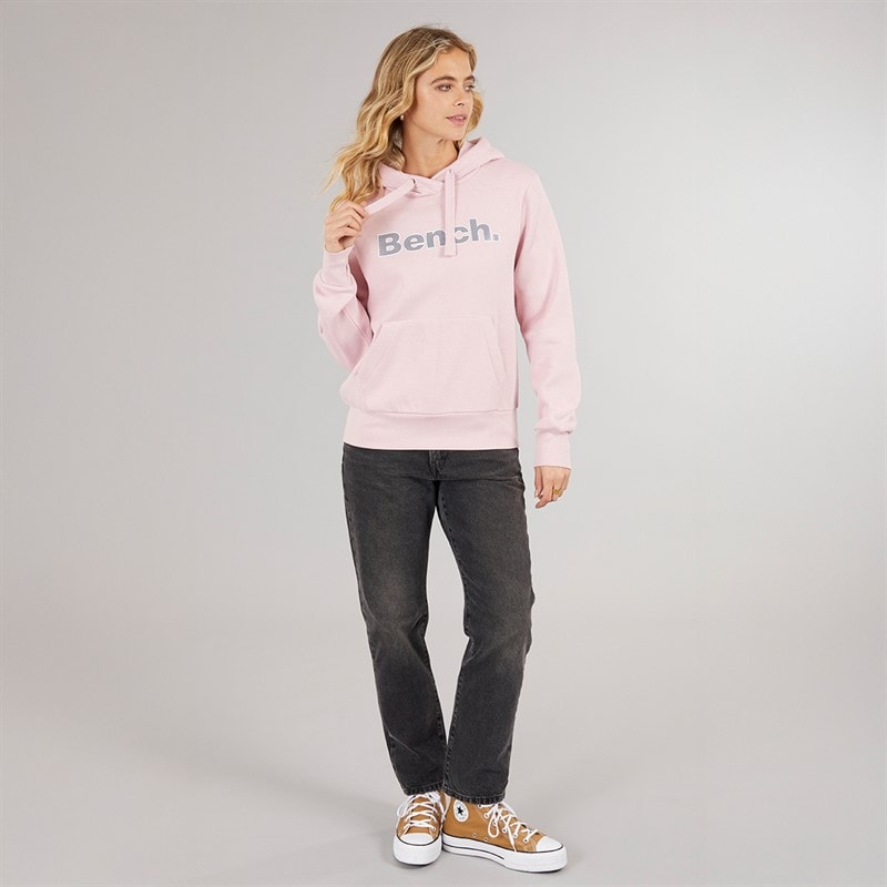 Bench Womens Tealy Hoodie Light Pink - Image 4