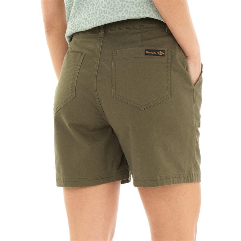Bench Womens Kannon Cargo Shorts Khaki - Image 2