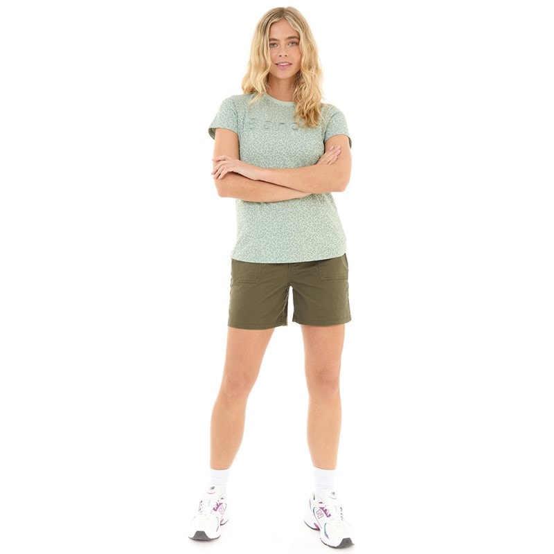 Bench Womens Kannon Cargo Shorts Khaki - Image 3