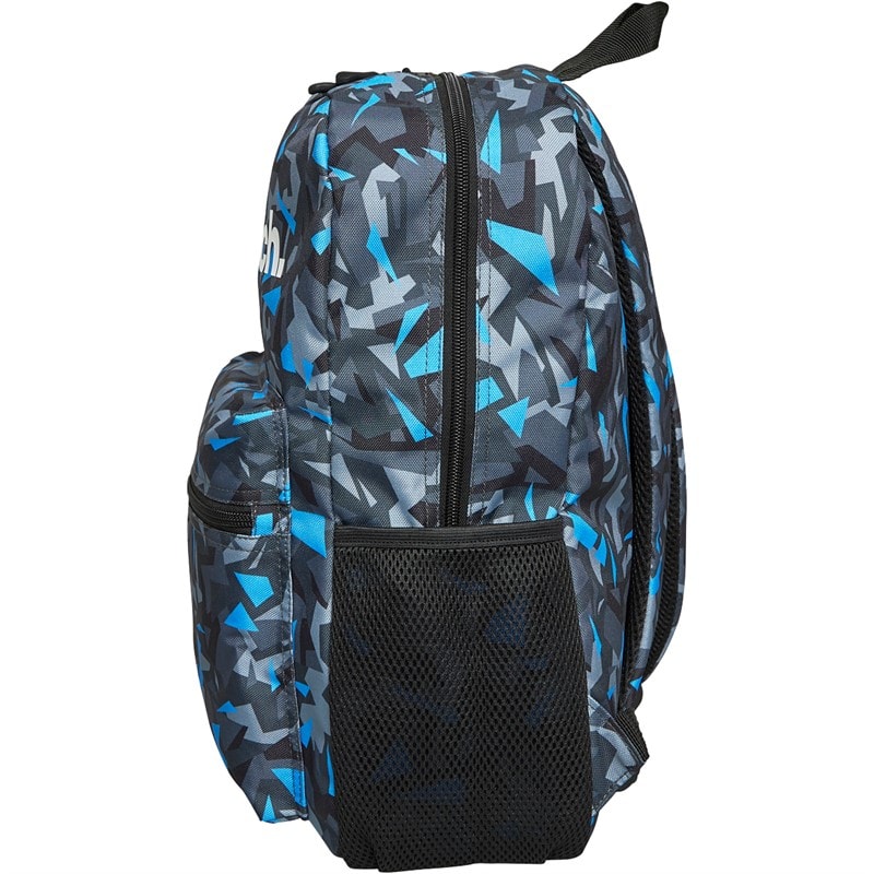 Bench Kids Logo Patterned Backpack Grey/Blue - Image 3
