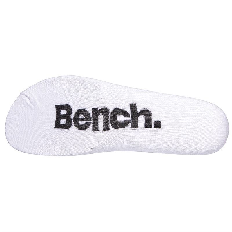 Bench Mens Cagney Ten Pack Trainer Liner Socks White - Image 2