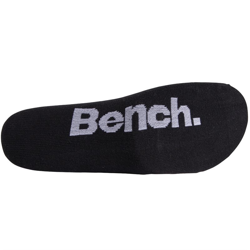 Bench Mens Olivier Ten Pack Trainer Liner Socks Black - Image 2