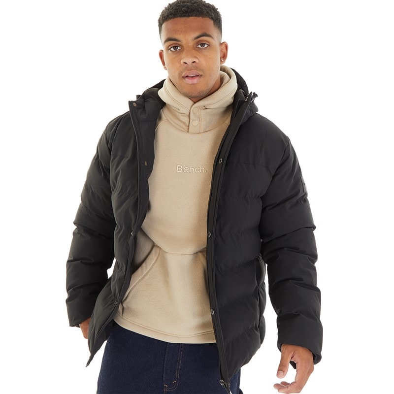 Bench Mens Tomero Padded Jacket Black - Image 1
