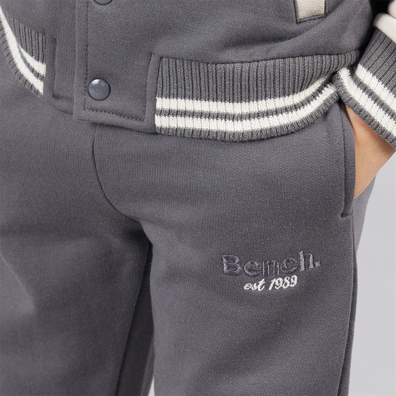 Bench Boys Varsity Jacket And Joggers Set Grey - Image 3