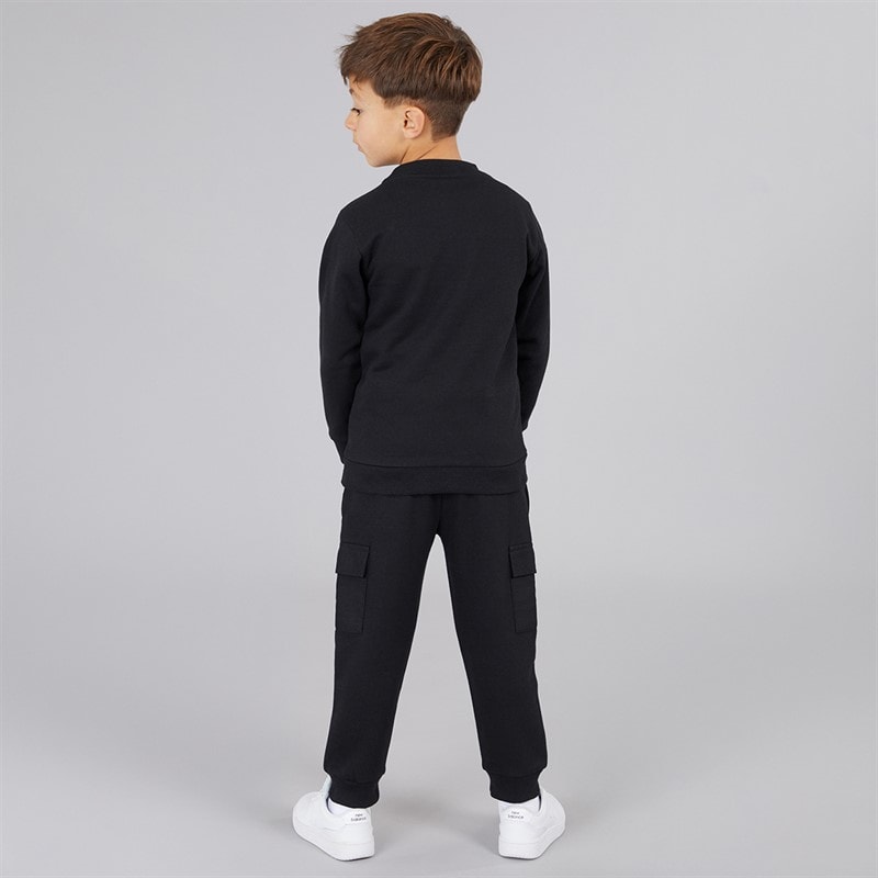 Bench Boys Sweatshirt And Joggers Set Black - Image 2