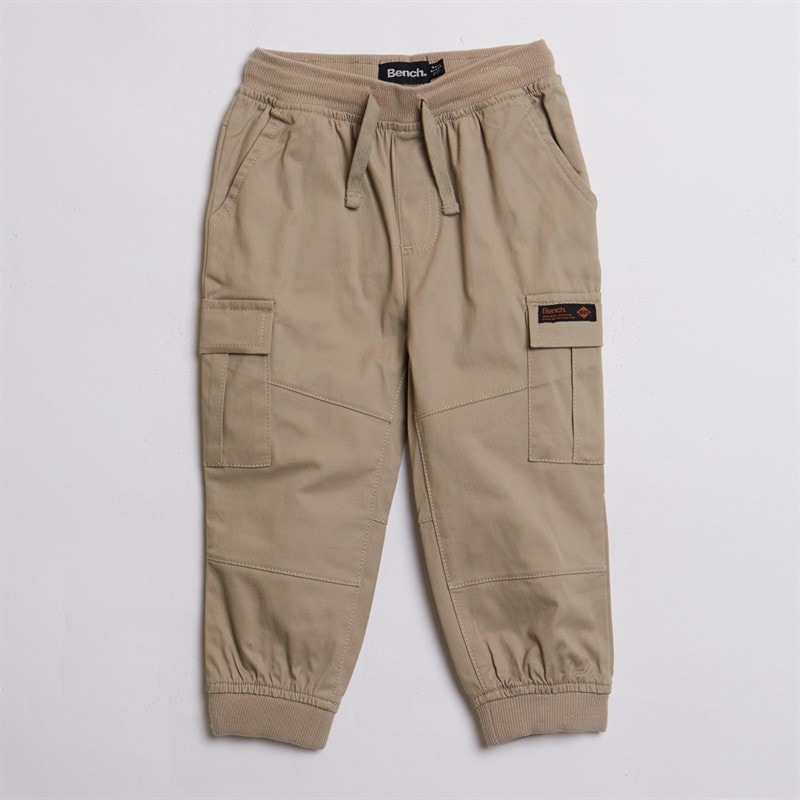 Bench Boys Puffer Gilet T-Shirt And Cargo Trousers Set White - Image 3