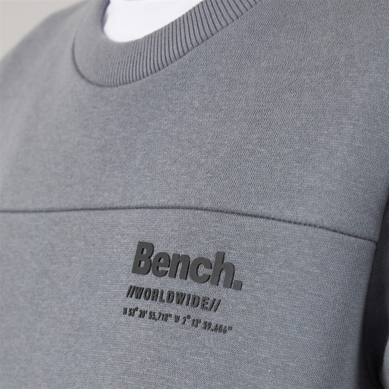 Bench Boys Techshun Tracksuit Steel Grey - Image 3