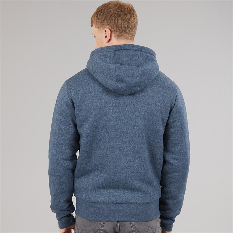 Bench Mens Baraz Hoodie Navy Marl - Image 2