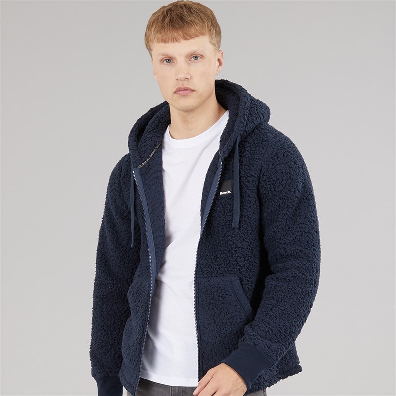 Bench Mens Tommy Hoodie Navy - Image 3