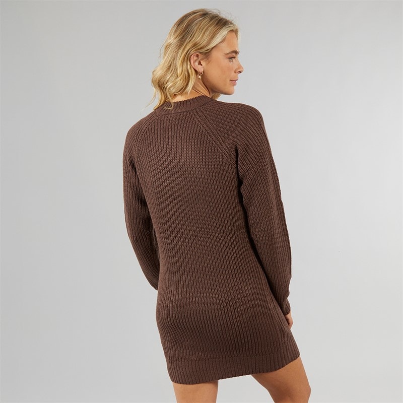 Bench Womens Karlie Knit Dress Chocolate - Image 2