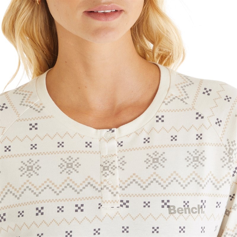 Bench Womens Soffi Loungewear Set Winter White - Image 3