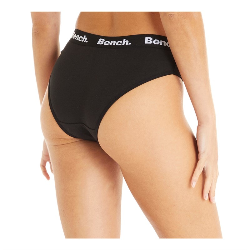 Bench Womens Greya Five Pack Briefs Black - Image 2