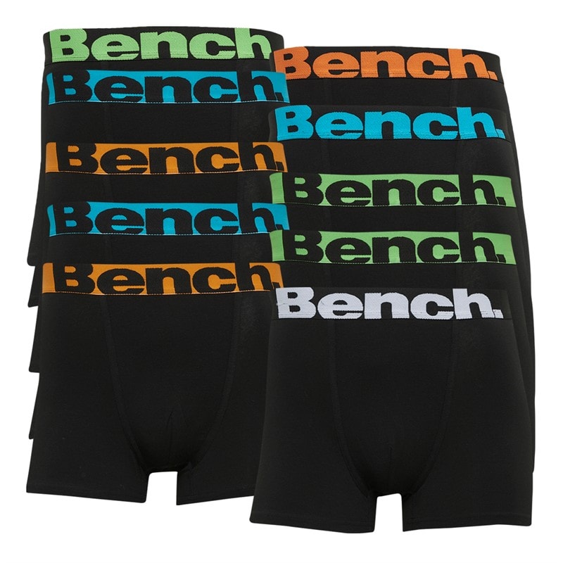 Bench Mens Gadoa Ten Pack Boxers Black