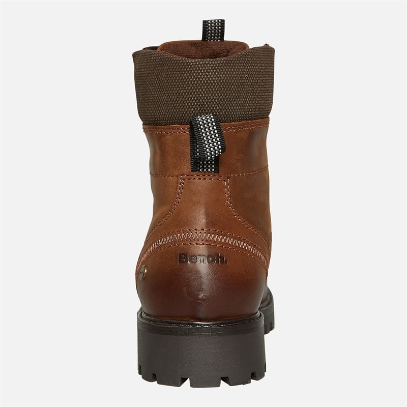 Bench Mens Oldham Aviator Boots Chestnut - Image 4
