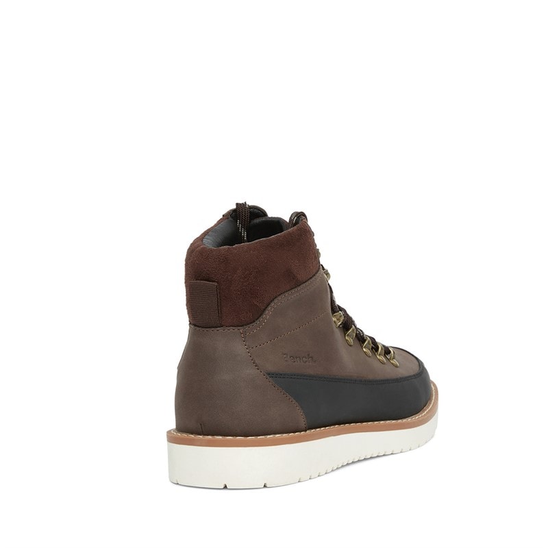 Bench Mens Chorlton Boots Black/Brown - Image 3