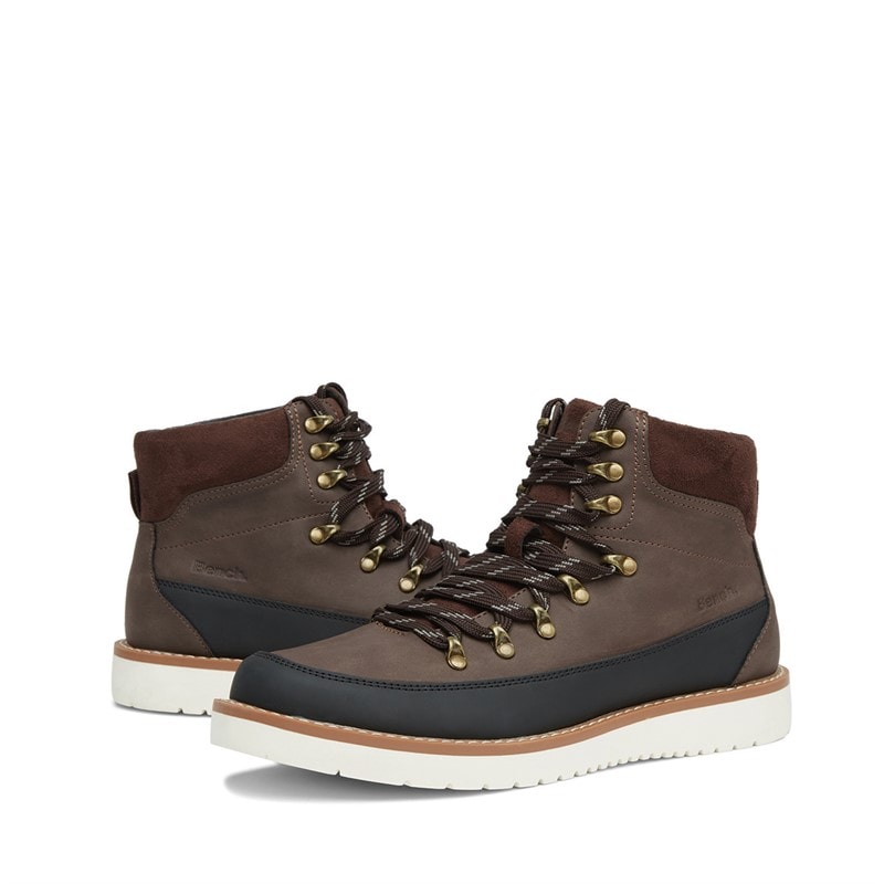 Bench Mens Chorlton Boots Black/Brown - Image 5