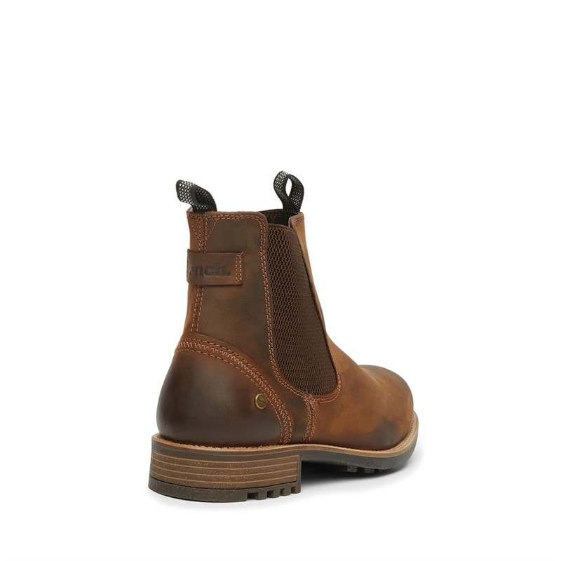 Bench Mens Newton Chelsea Boots Chestnut - Image 3