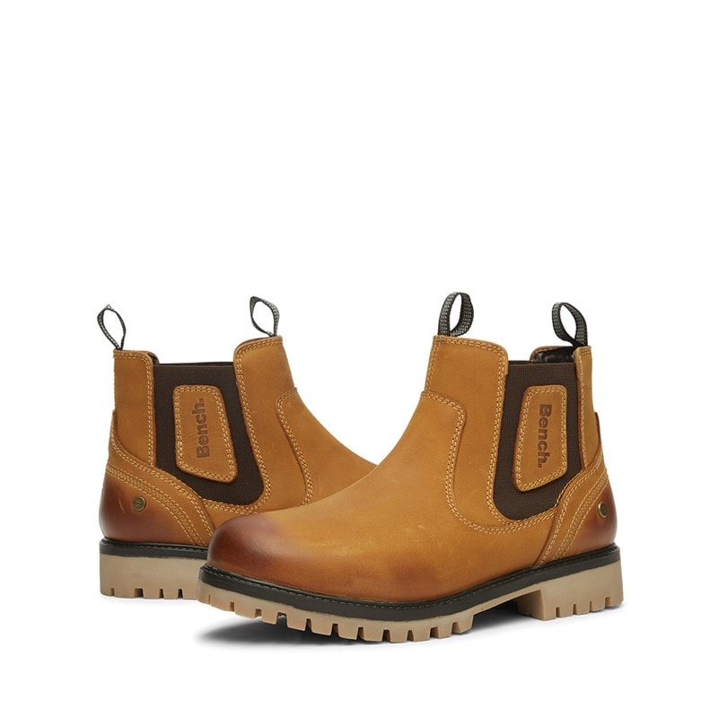 Bench Mens Shilton Chelsea Boots Camel - Image 5