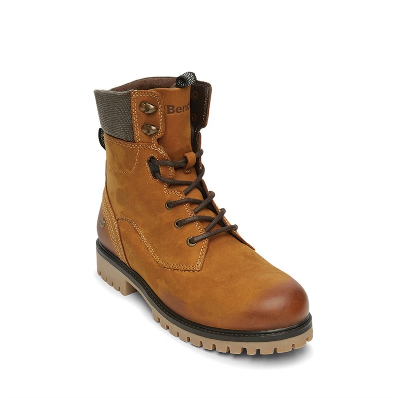 Bench Mens Oldham Aviator Boots Camel - Image 4