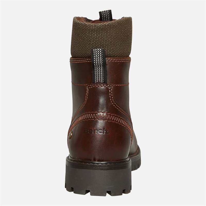 Bench Mens Oldham Aviator Boots Brier - Image 4