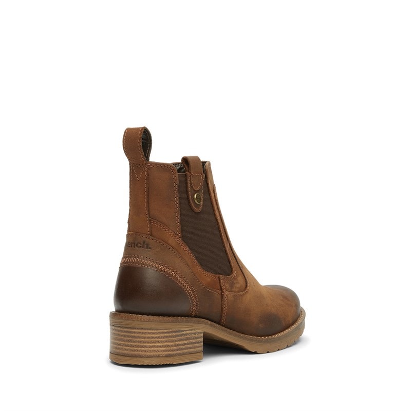 Bench Womens Weaver Chelsea Boots Chestnut - Image 3