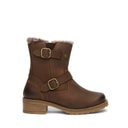 Bench Womens Warley Buckled Boots Brown