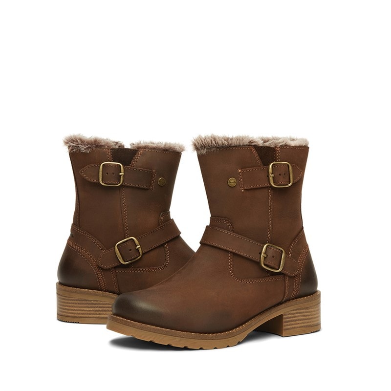 Bench Womens Warley Buckled Boots Brown - Image 5