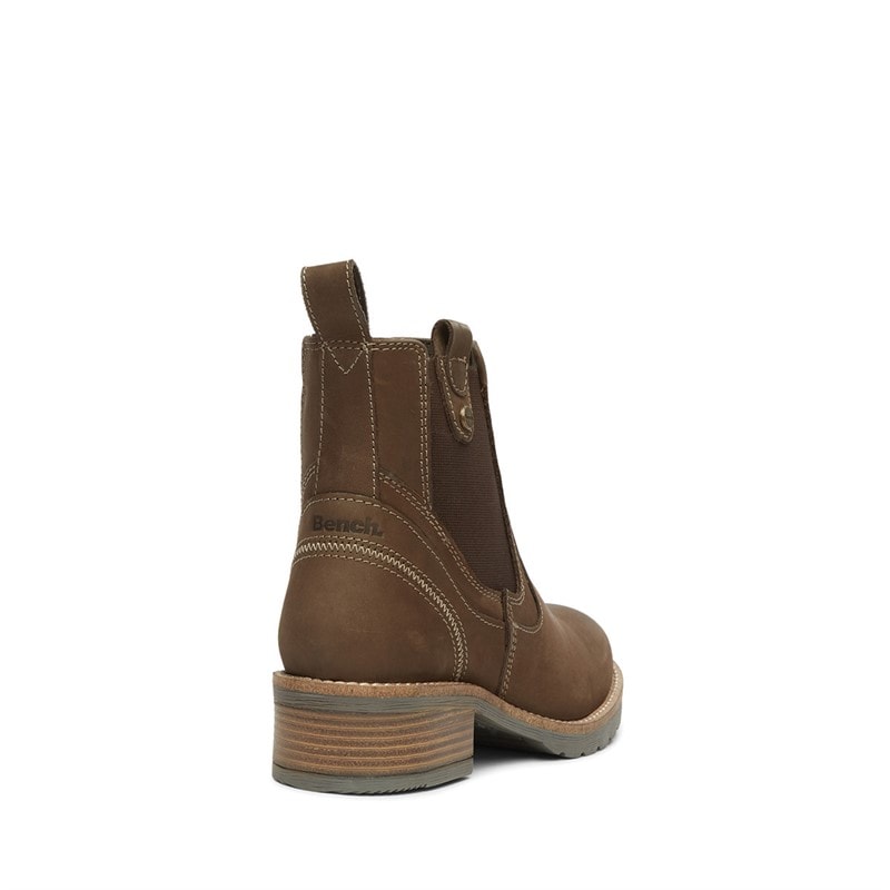Bench Womens Weaver Chelsea Boots Stone - Image 2