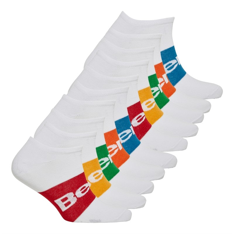 Bench Mens Woakes Ten Pack Trainer Socks White - Image 2