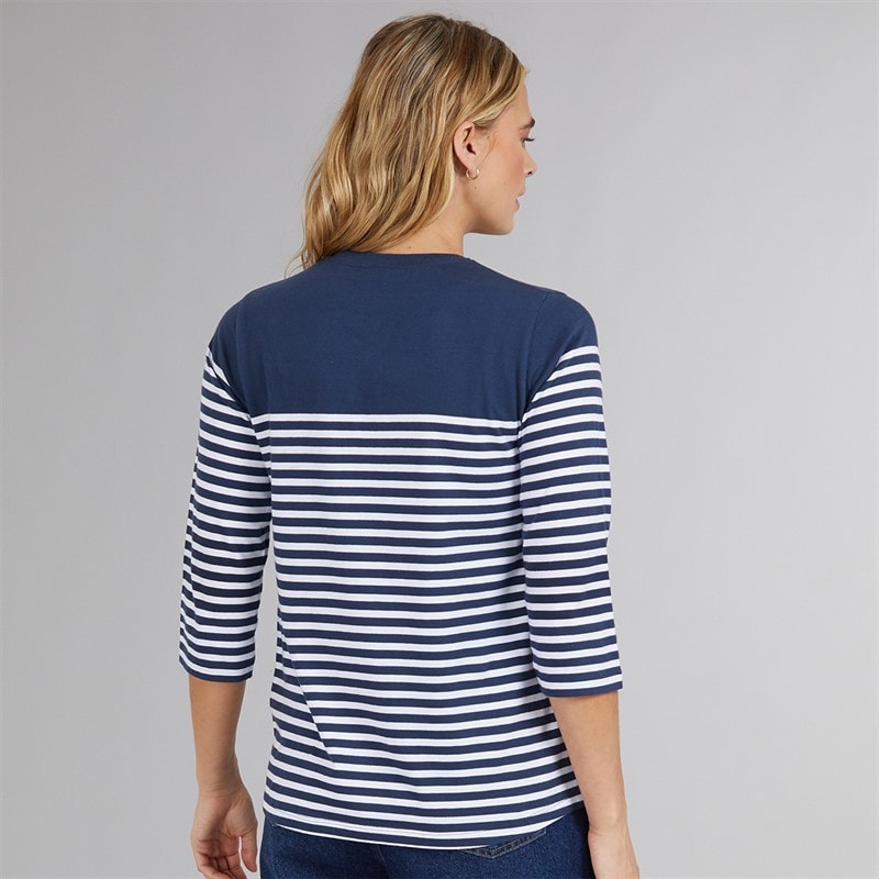 Bench Womens Arian T-Shirt Navy - Image 2
