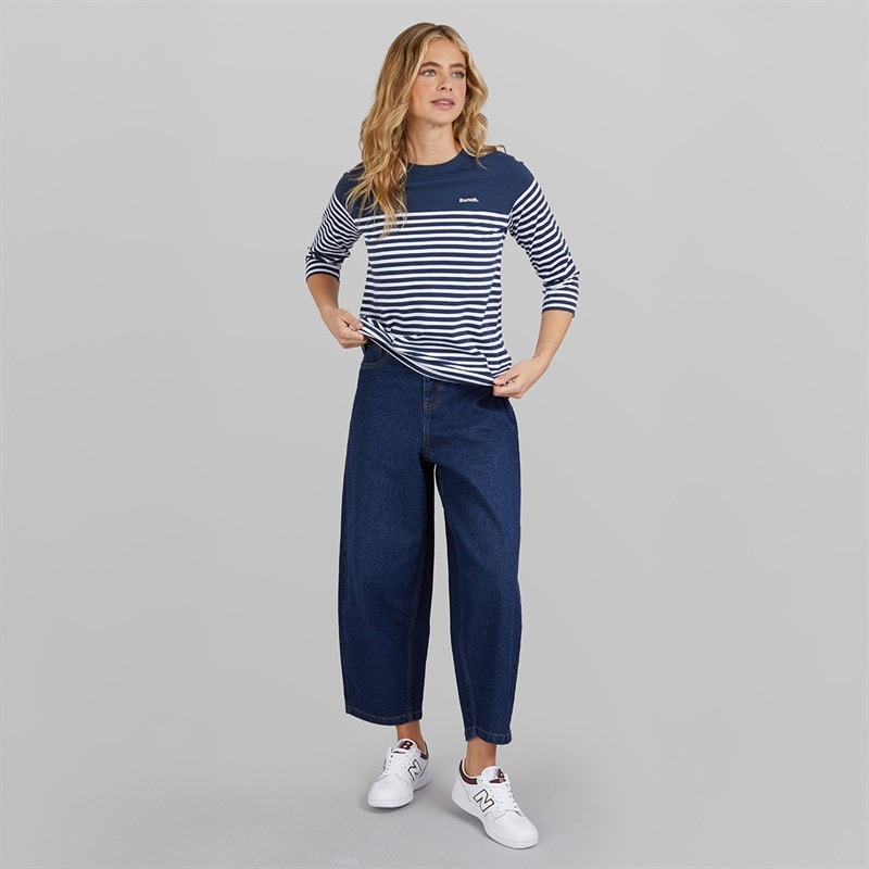 Bench Womens Arian T-Shirt Navy - Image 4