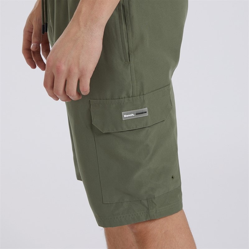 Bench Mens Shallis Cargo Swim Shorts Khaki - Image 3